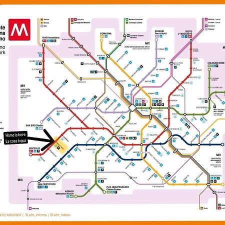 Bilocale In Bande Nere-Metro Rossa Duomo Lejlighed Milano Eksteriør billede