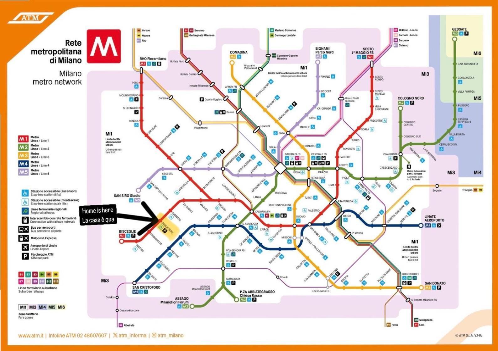 Bilocale In Bande Nere-Metro Rossa Duomo Lejlighed Milano Eksteriør billede